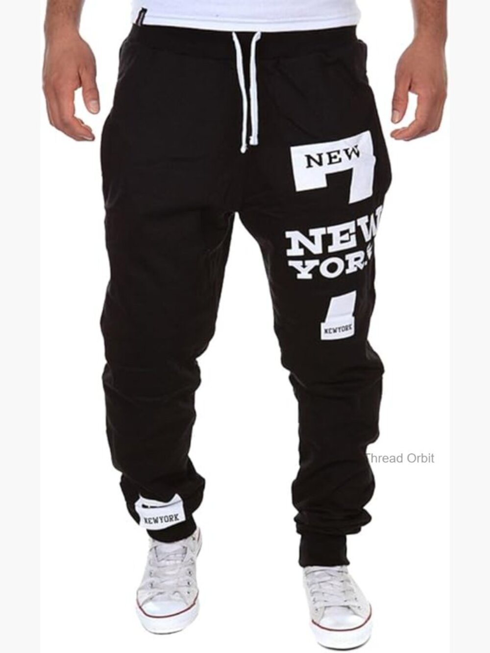 Men's Baggy Harem Jogger Sweatpants Cotton Blend Drawstring Casual Dance Pants